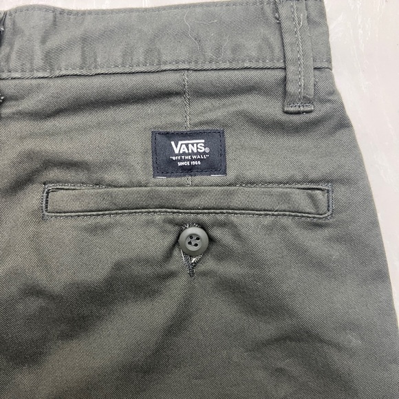 VANS The Authentic Chino Stretch Pants - dark green - size 29 - Picture 9 of 11